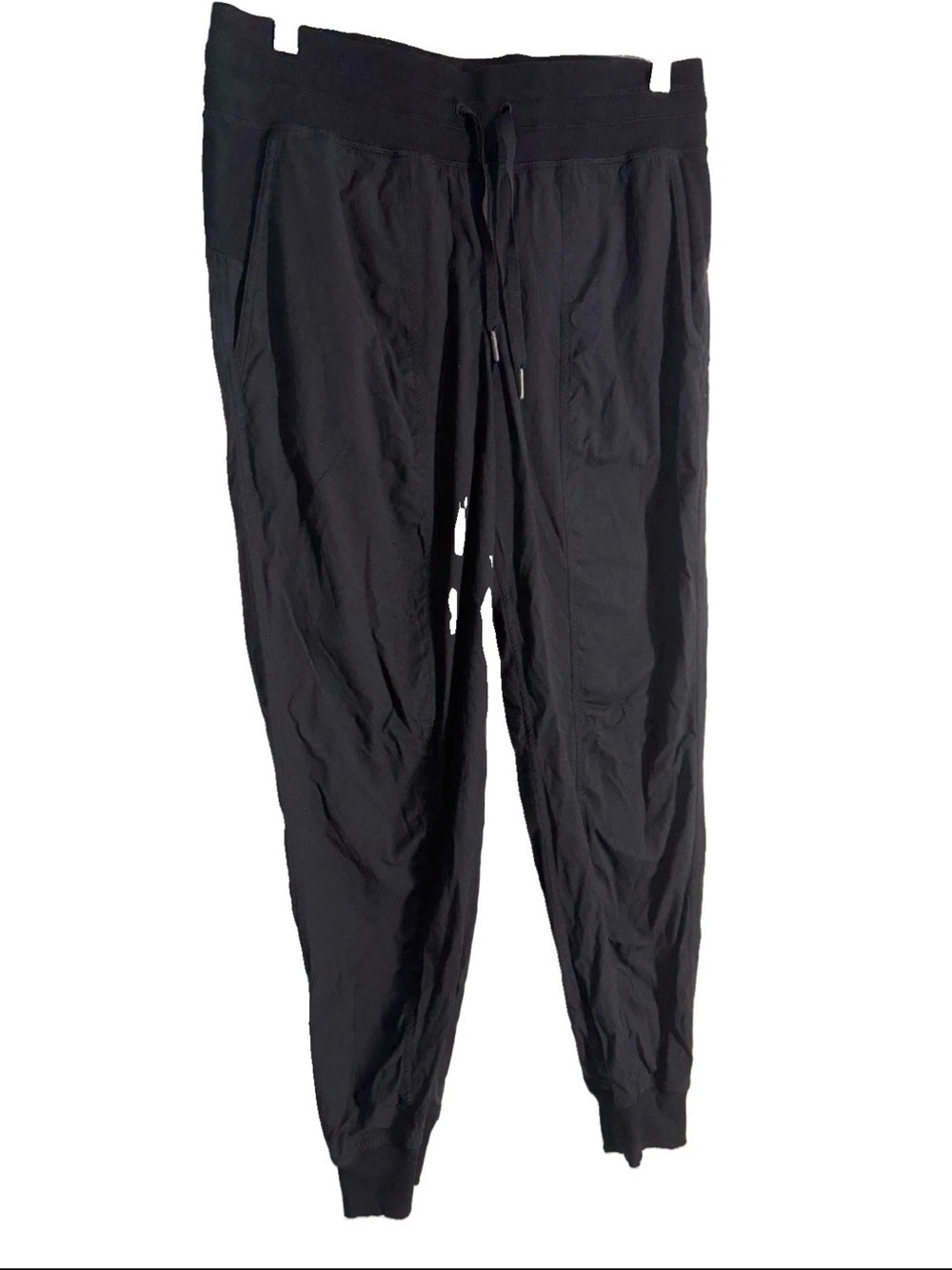 Lululemon Dance Studio Mid Rise Jogger Pants Full Length Black Travel Womens 8 - Picture 8 of 13
